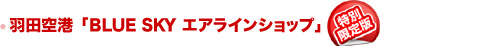 羽田空港「BLUE SKY エアラインショップ」