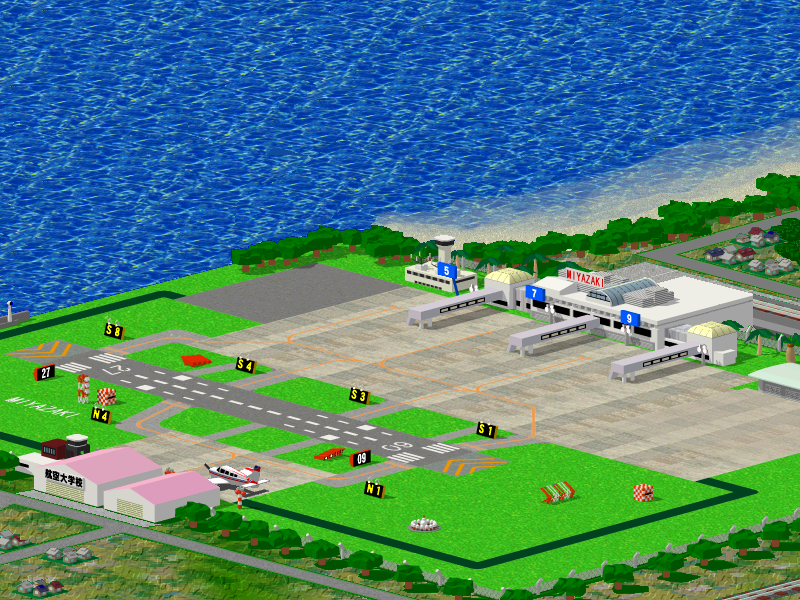 当時の空港モデル