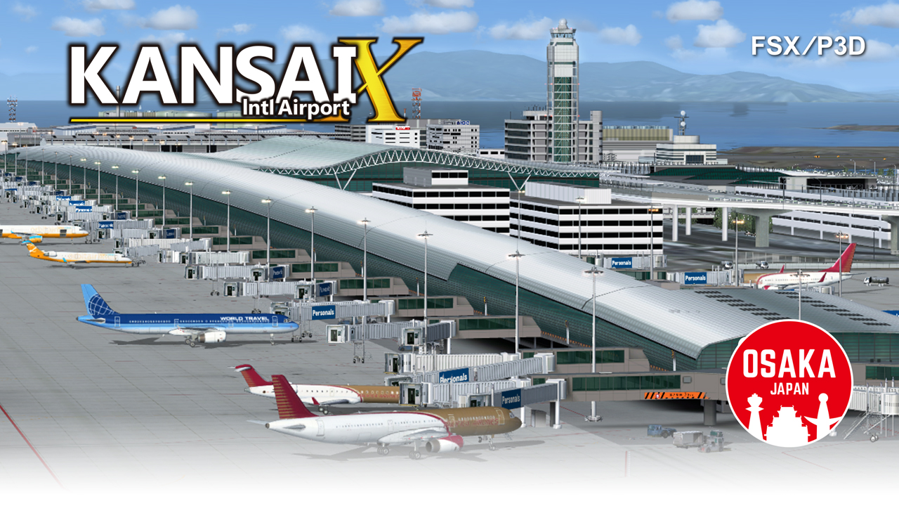 FS Add-on collection Kansai Intl Airport