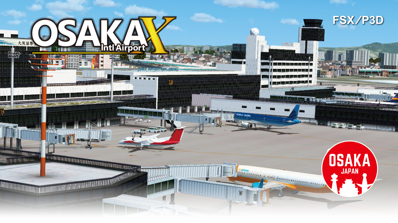 FS Add-on collection Osaka Intl Airport
