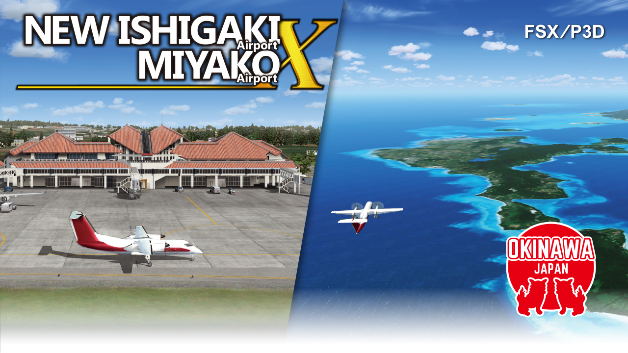 FS Add-on collection New Ishigaki Airport/Miyako Airport